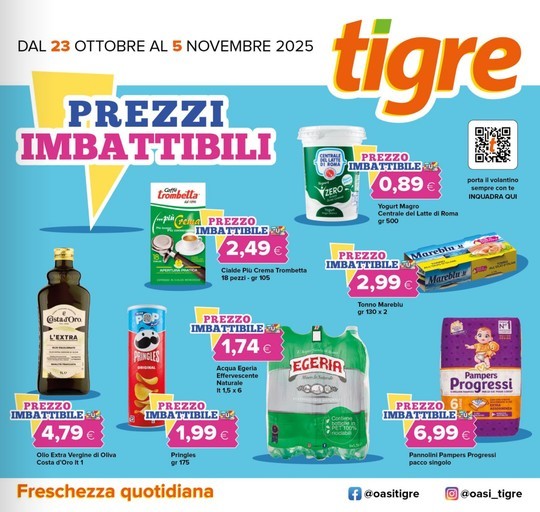 Volantino Tigre