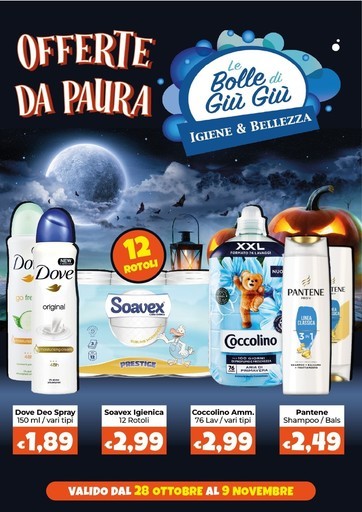 Volantino Le Bolle di Giù Giù