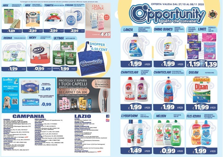 Volantino Opportunity Shop