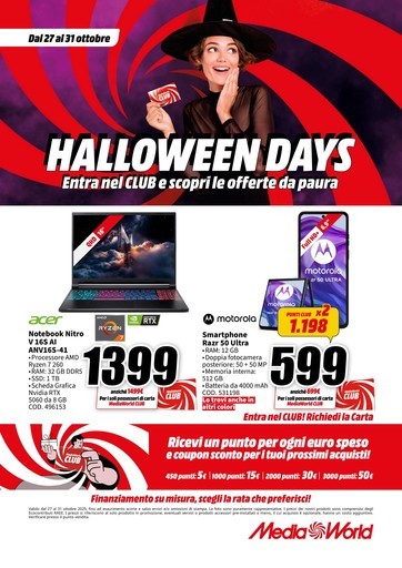 MediaWorld - Halloween days