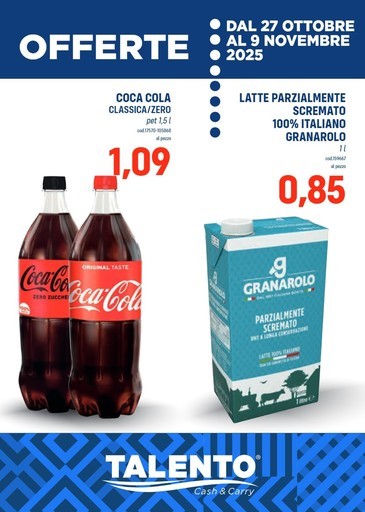 Volantino Talento Cash