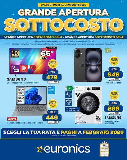 Volantino Euronics
