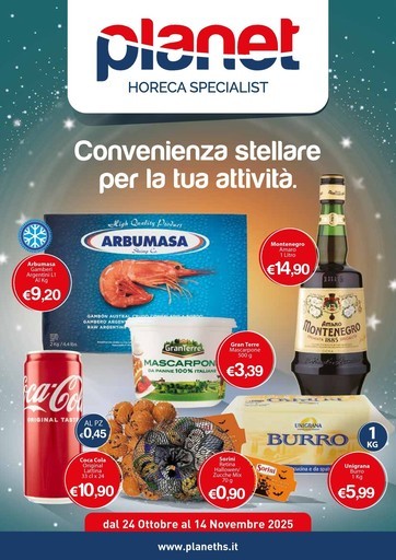Planet Horeca - Convenienza stellare per la tua attività.