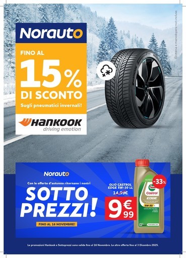Norauto - Fino al 15% di sconto!