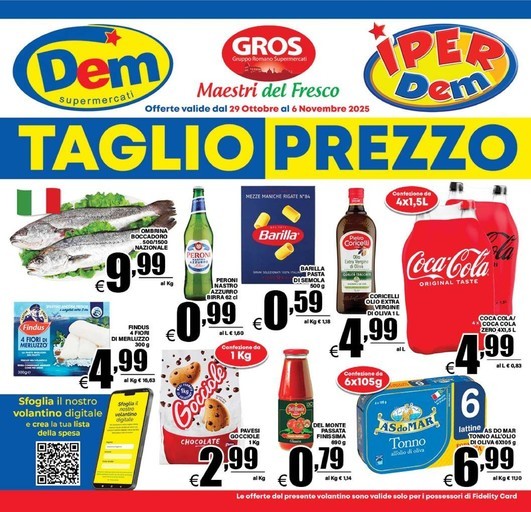 Dem - Taglio prezzo