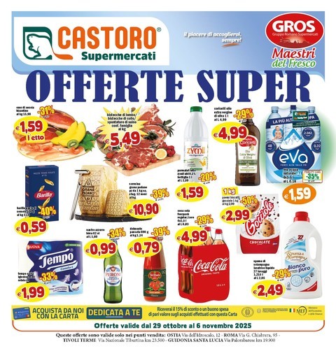 Il Castoro Supermercati - Offerte super