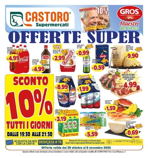 Volantino Il Castoro Supermercati