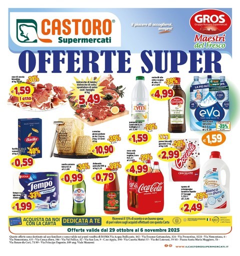 Volantino Il Castoro Supermercati