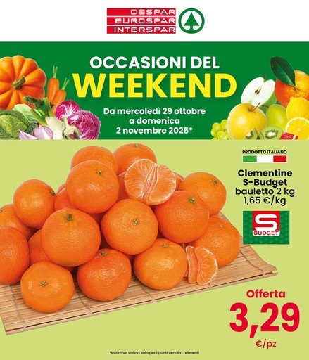 Eurospar - Occasioni del weekend