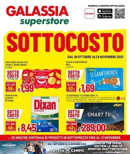 Volantino Galassia