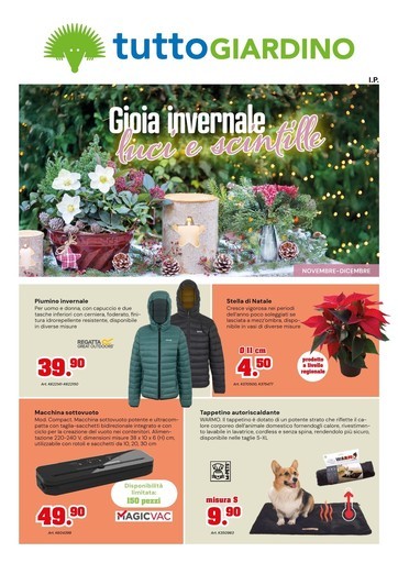 TuttoGiardino - Gioia invernale, luci e scintille