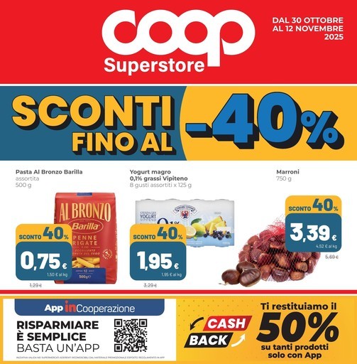 Volantino Coop Alleanza Superstore