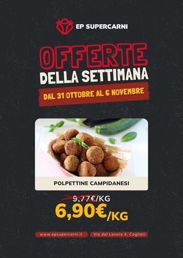 EP Supercarni - Dal 31 ottobre al 6 novembre