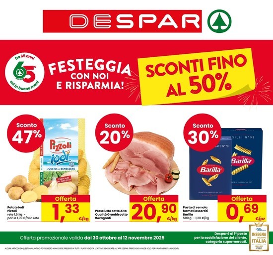 Despar - Sconti fino al 50%