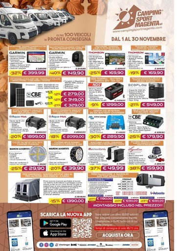Volantino Camping Sport Magenta