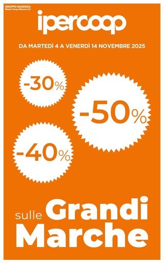 Ipercoop - DA MARTEDÌ 4 A VENERDÌ 14 NOVEMBRE 2025