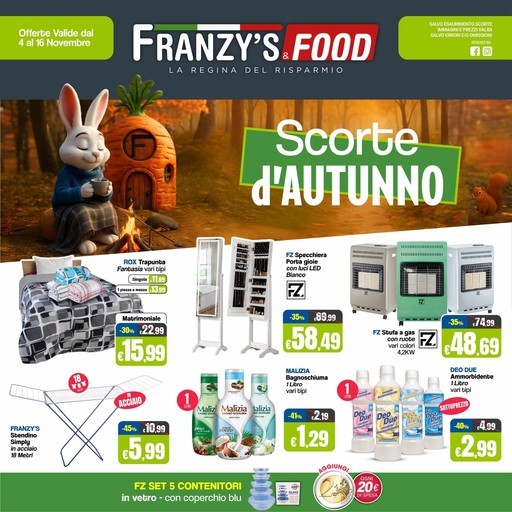 Franzy's Food - Scorte d'Autunno