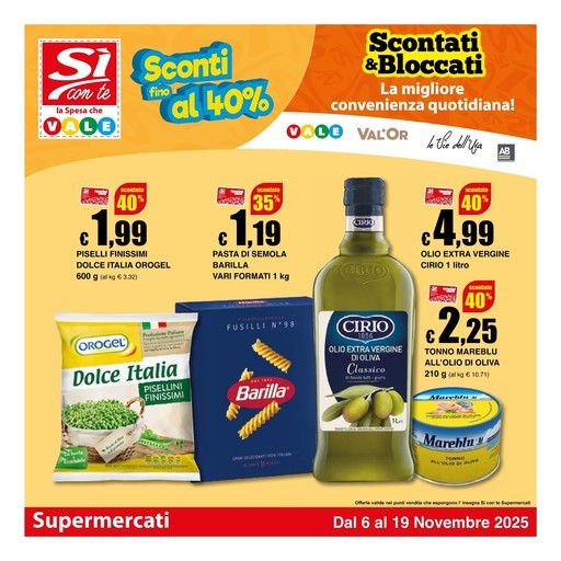 Volantino Si con te supermercati