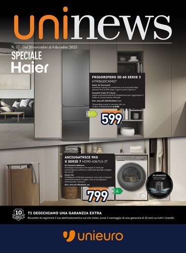 Unieuro - Speciale Haier da Unieuro!