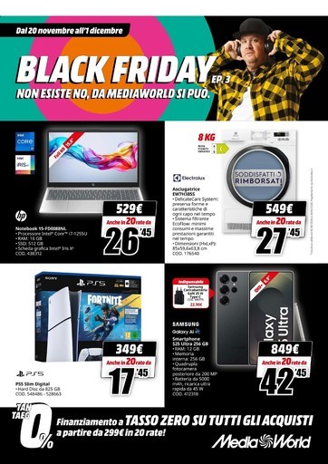 MediaWorld - Black friday
