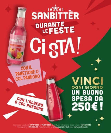 Volantino Sanbittèr promo