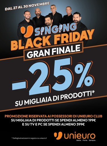 Unieuro - Gran Finale fino al 25%