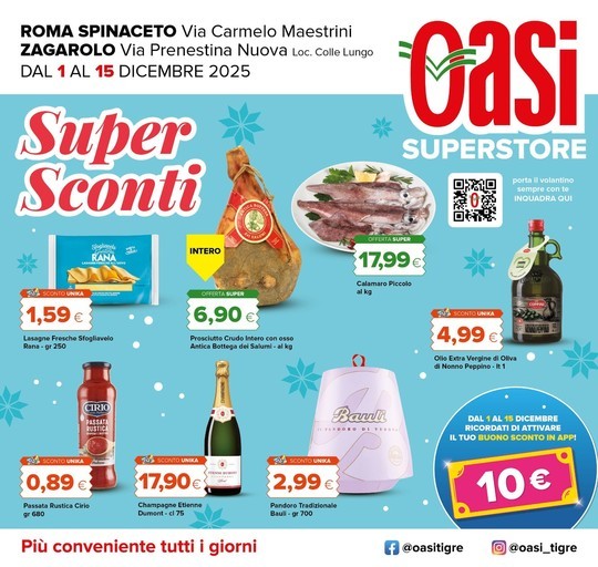 Oasi - Super sconti