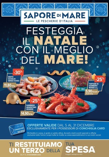 Volantino Sapore di mare
