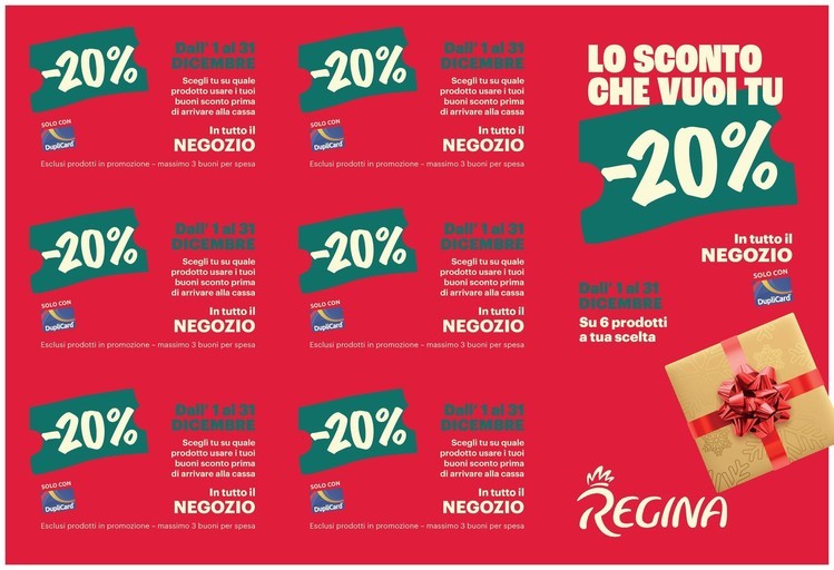 Volantino Regina Grandi Magazzini