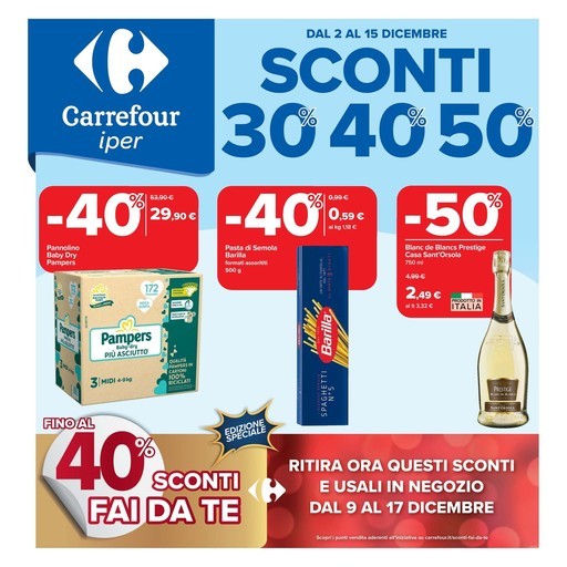 Volantino Carrefour Iper