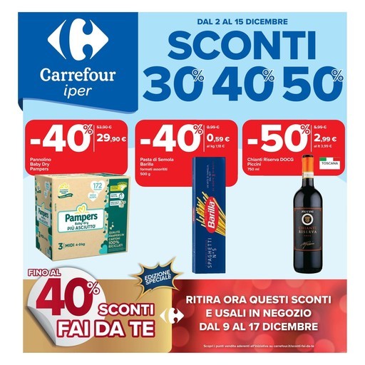 Volantino Carrefour Iper