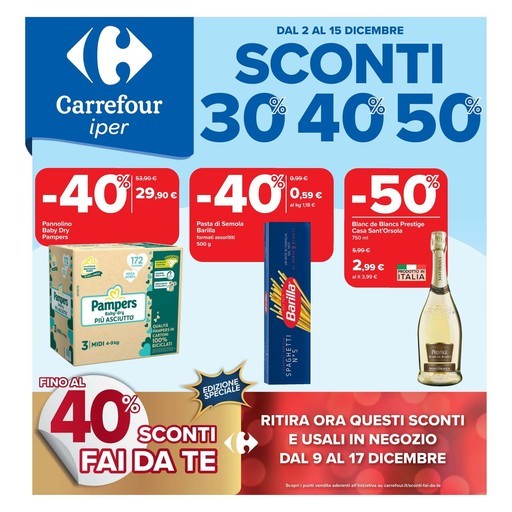 Volantino Carrefour Iper