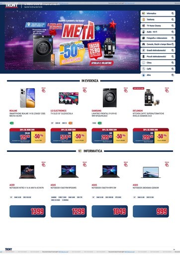 Volantino Trony