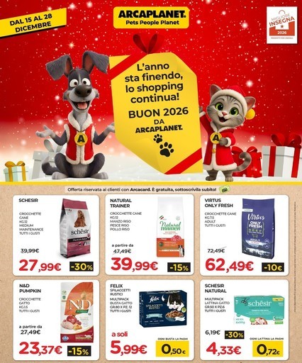 Volantino Arcaplanet