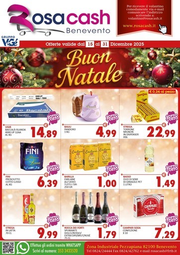 Volantino Rosa Cash