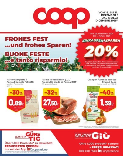 Volantino Coop