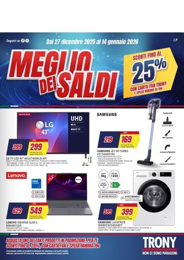 Volantino Trony