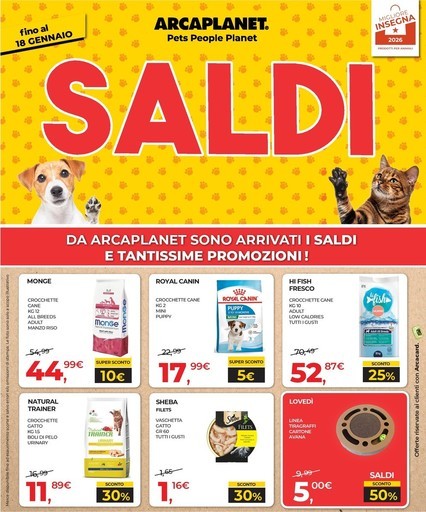 Volantino Arcaplanet