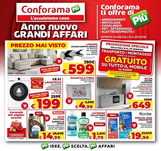 Volantino Conforama