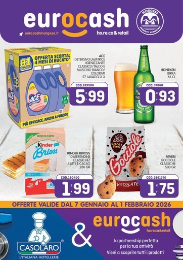 Eurocash - Offerte valide dal 7 gennaio al 1 febbraio 2026