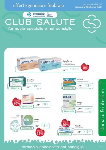 Farmacia Corbelletta - Offerte gennaio e febbraio