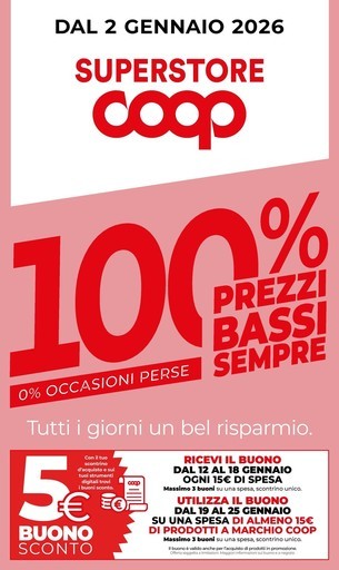 Coop Alleanza Superstore - Prezzi bassi sempre