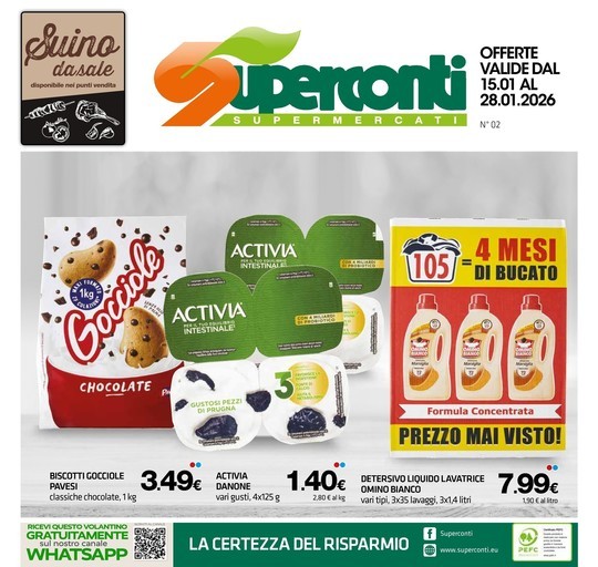 Superconti - Offerte valide dal 15.01 al 28.01.2026