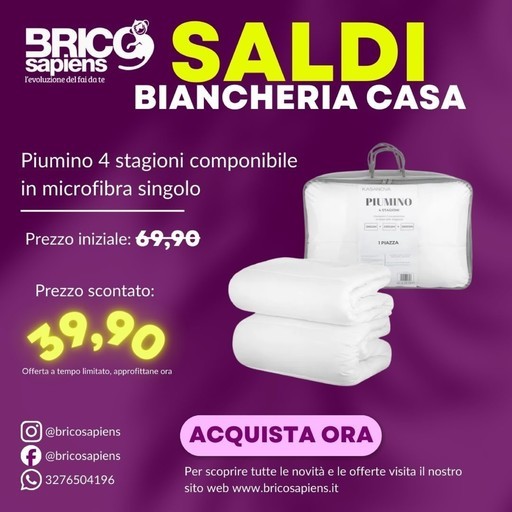 Brico Sapiens - Saldi biancheria casa