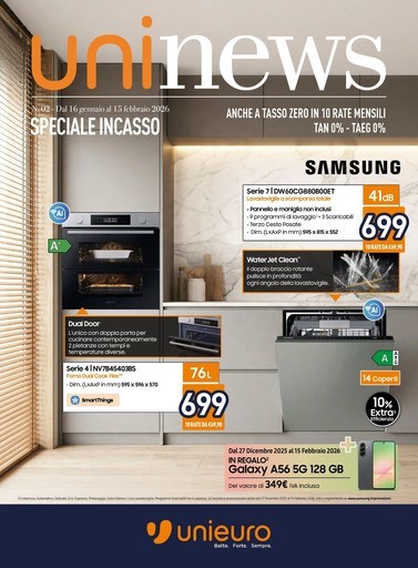 Unieuro - Speciale incasso da Unieuro!