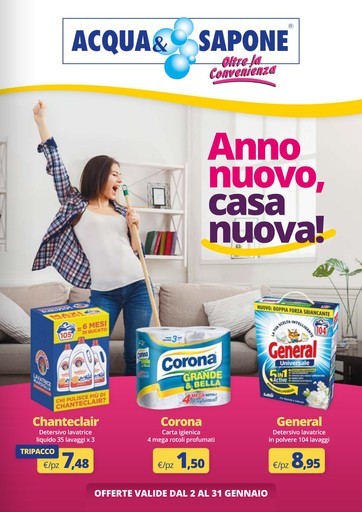 Volantino Acqua e Sapone