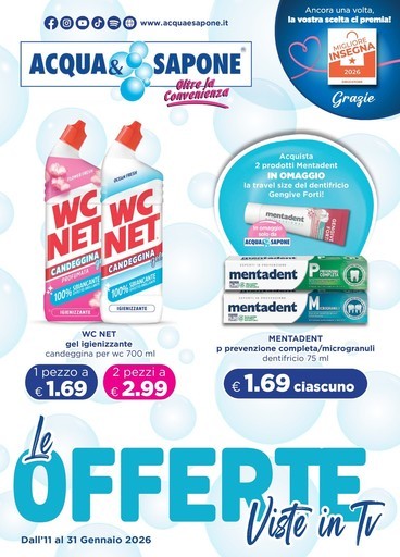 Volantino Acqua e Sapone