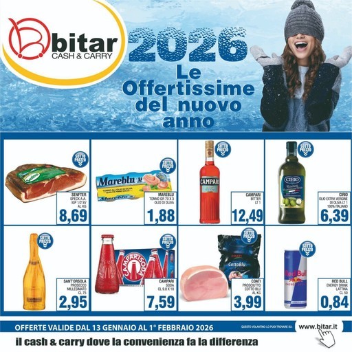 Bitar - Le offertissime del nuovo anno