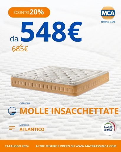 Volantino Mca Materassi
