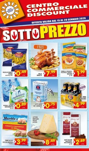 Volantino Centro Commerciale Discount